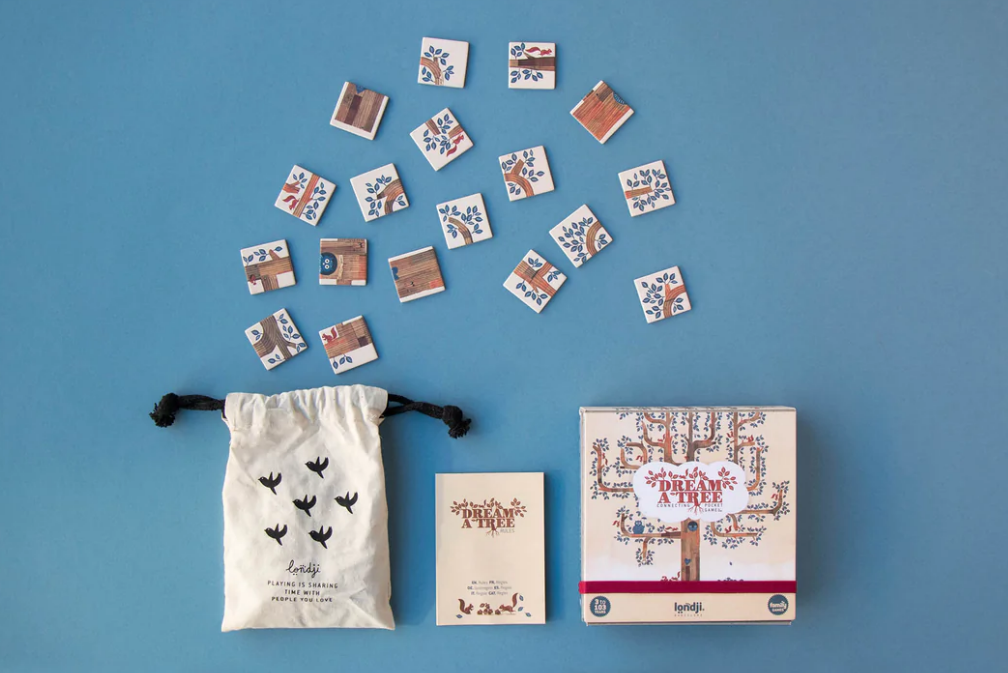 LONDJI Games - Dream A Tree - Connecting Game (Pocket Size)