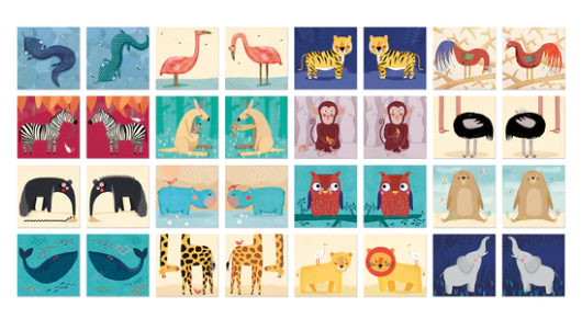 LONDJI Games - Wild Animals - Memory Game