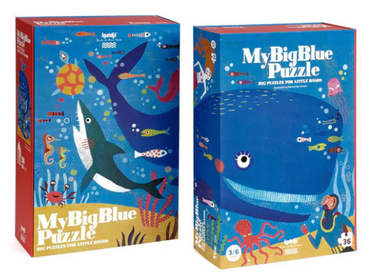 LONDJI Puzzle - My Big Blue (36 pcs) Shape