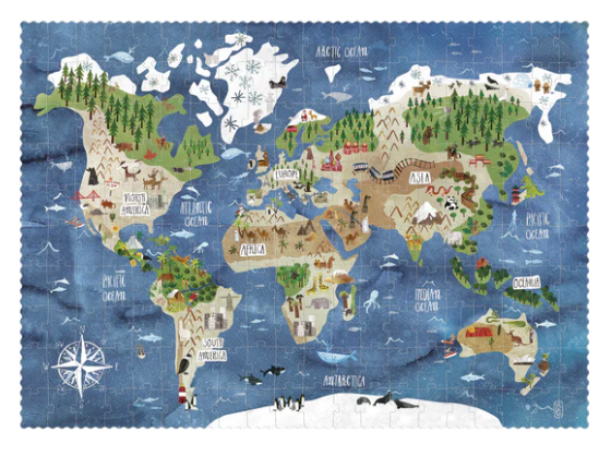 LONDJI Puzzle - Discover the World (200 pcs) - Observation