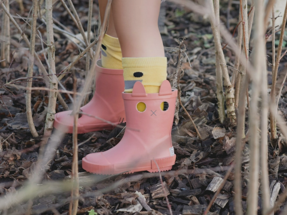 LookiCat Rain boots Pink