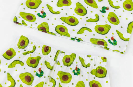 Bamboo Jersey Two-Piece Short Sleeve PJ Set - Eric Carle Avo Good Day