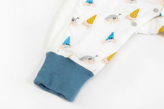 Bamboo Pima Long Sleeve Sleep Suit 0.6 TOG - Hermit Pals