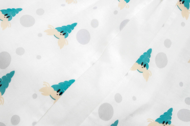 Raglan Bamboo Pima Short Sleeve Sleep Suit 0.6 TOG - The Happy Hermit