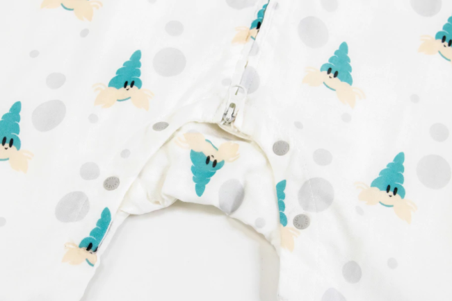 Raglan Bamboo Pima Short Sleeve Sleep Suit 0.6 TOG - The Happy Hermit