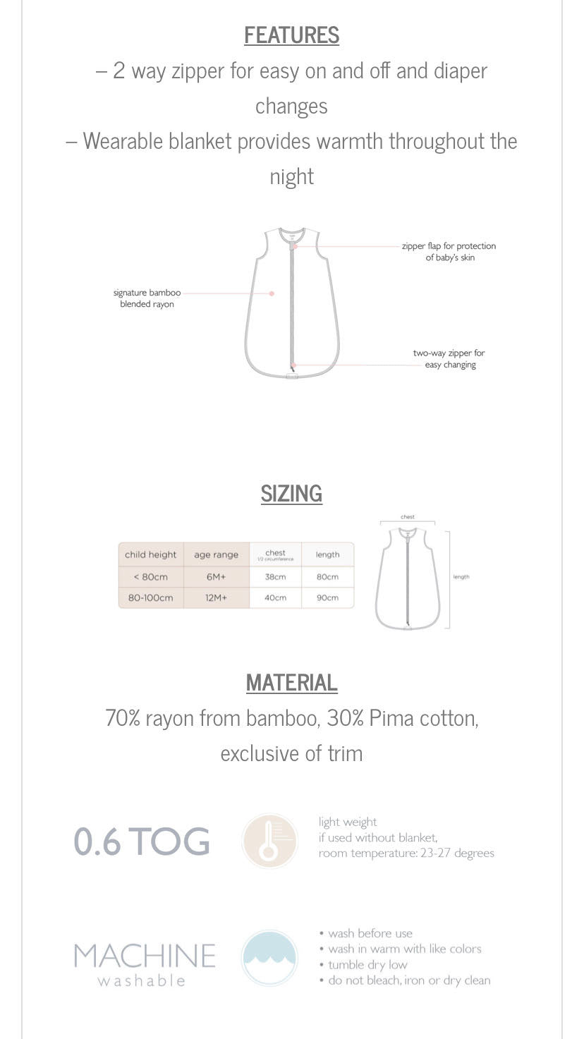 0.6TOG Sleeveless Sleep Bag – Pomegranate