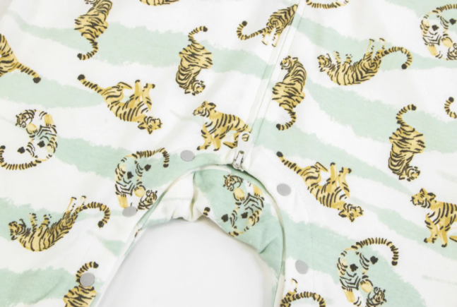 Avocado Bamboo Long Sleeve Sleep Suit 1.0 TOG - Jungle Stripes