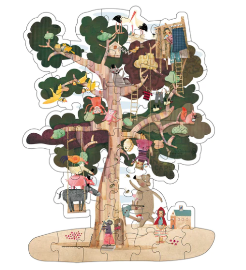 LONDJI Puzzle - My Tree (50 pcs) - Shape & Reversible