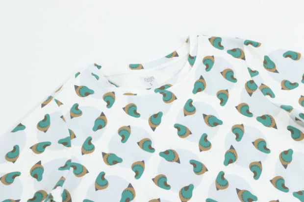 Women's Organic Cotton Long Sleeve PJ Set - A Quail Tale