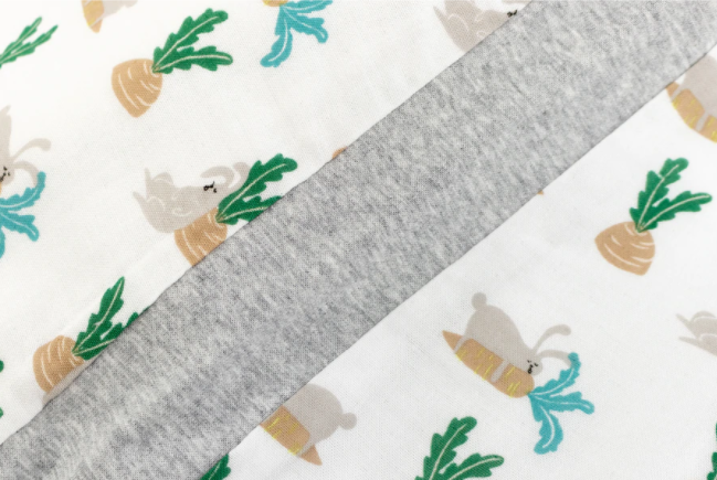 Bamboo Long Sleeve Sleep Suit 0.6 TOG - Lazy Rabbits