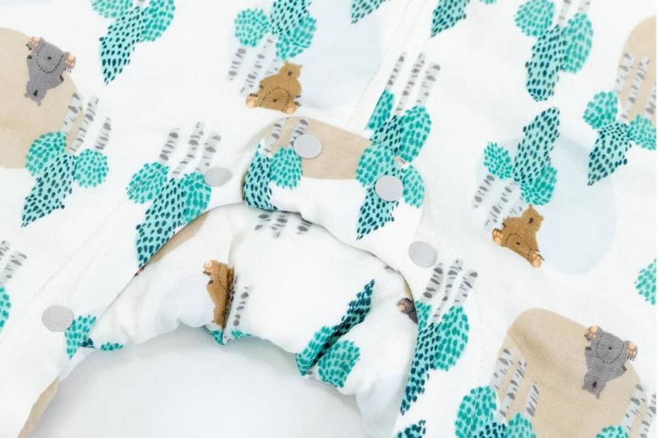 Nest 2.5 TOG Raglan Bamboo Long Sleeve Sleep Suit - Where's The Bear