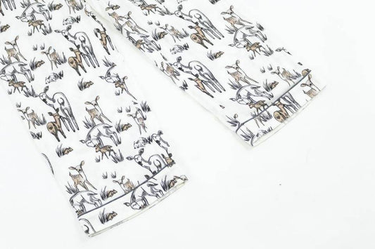 Nest Women's Bamboo Pima Long Sleeve Button-up PJ Set - Mama Deerest