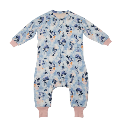 AW22 - TENCEL™ Sleepsuit 2.5 Tog - Ink Floral