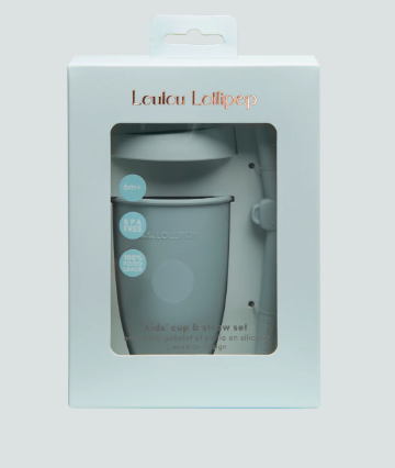 Born To Be Wild Kids Cup with Straw - Elephant