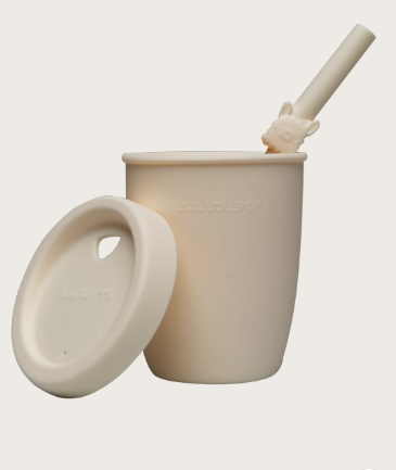 Born To Be Wild Kids Cup with Straw - Llama