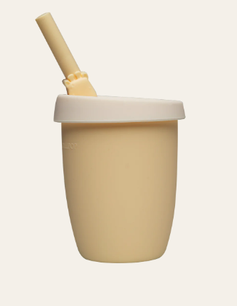 Born To Be Wild Kids Cup with Straw - Giraffe