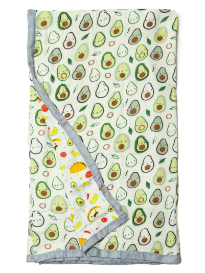 Oversized Muslin Quilt - Avocado