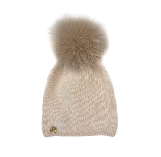 Vanya Cashmere Beanie Hat