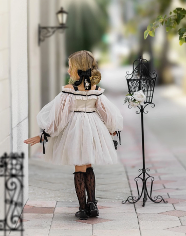 Coco Caramel Tulle Dress