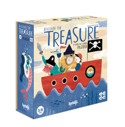 LONDJI Puzzles - Discover the Treasure 40cs 4 layer puzzle