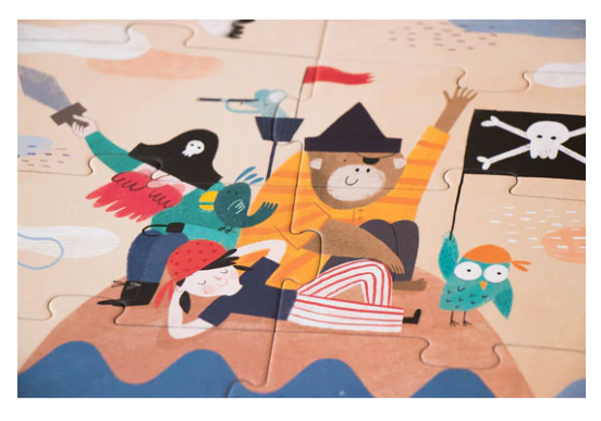 LONDJI Puzzles - Discover the Treasure 40cs 4 layer puzzle