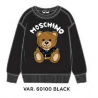 MOSCHINO SWEATSHIRT HUF064 LDA16 - BLACK