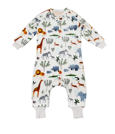 TENCEL™ Sleepsuit 2.5 Tog - Safari Jungle