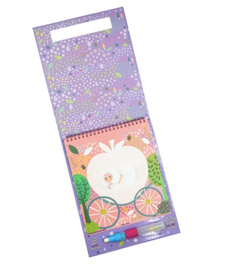 FLOSS&ROCK MAGIC COLOUR CHANGING WATERCARD EASEL AND PEN - FAIRY TALE 45P6496