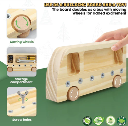 Montessori Screwdriver Board Set