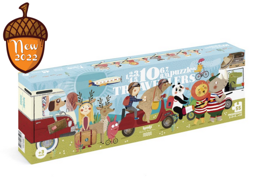 LONDJI 10 Travelers Puzzle- 10pcs
