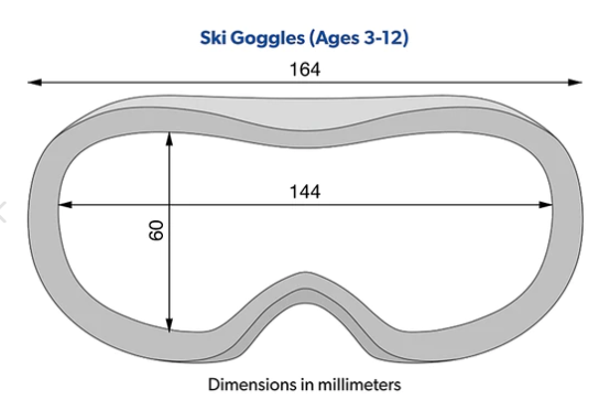 Wicked White Kids' Ski Goggle - Fuchsia Mirrored Lens