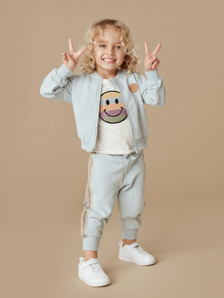 DUSTY SKY STRIPE RETRO TRACK PANT