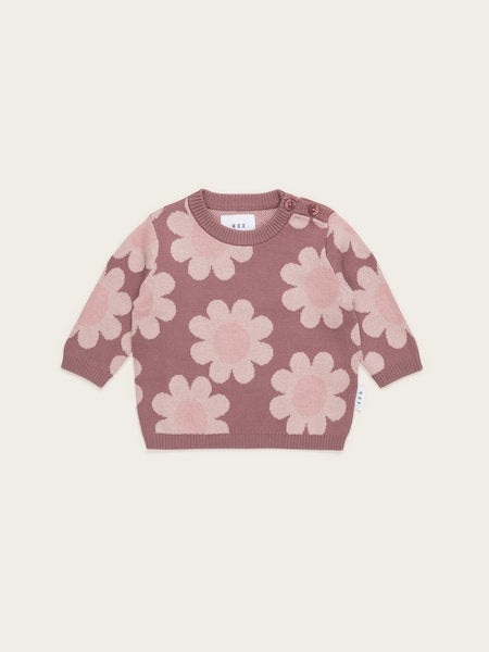 FLOWER KNIT JUMPER