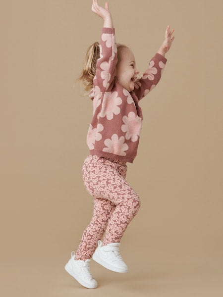 FLOWER KNIT JUMPER