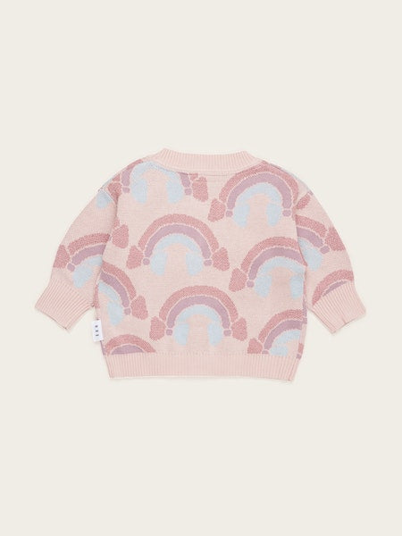 RAIN BOWS BOXY CARDI