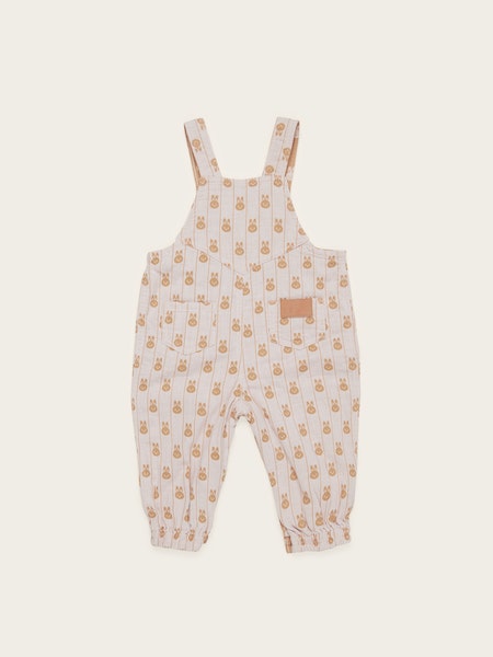 BUNNY STRIPE REVERSIBLE OVERALLS
