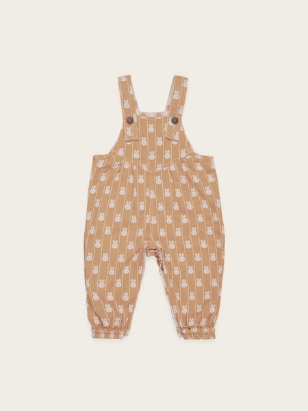BUNNY STRIPE REVERSIBLE OVERALLS