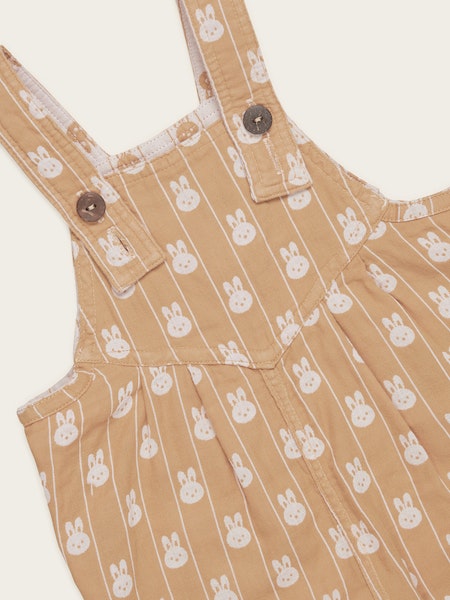 BUNNY STRIPE REVERSIBLE OVERALLS