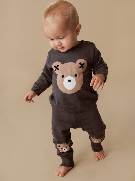 HUXBEAR HEAD KNIT JUMPER