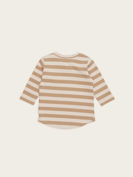 SLEEPING DINOS STRIPE TOP