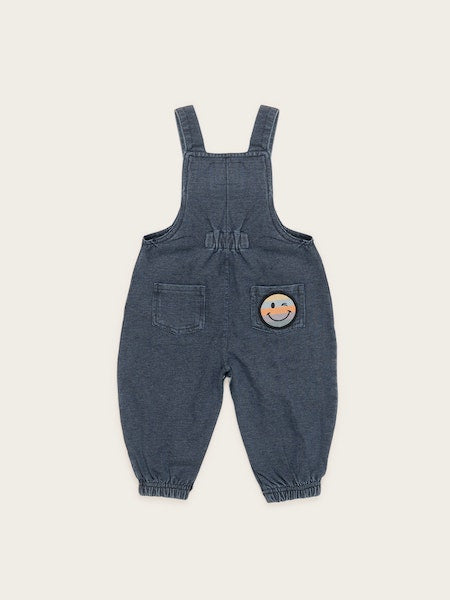 RAINBOW SMILEY TERRY OVERALLS