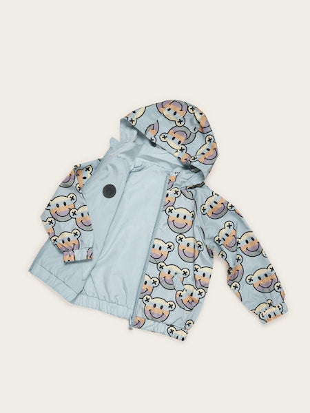 SMILE BEAR REVERSIBLE RAIN JACKET