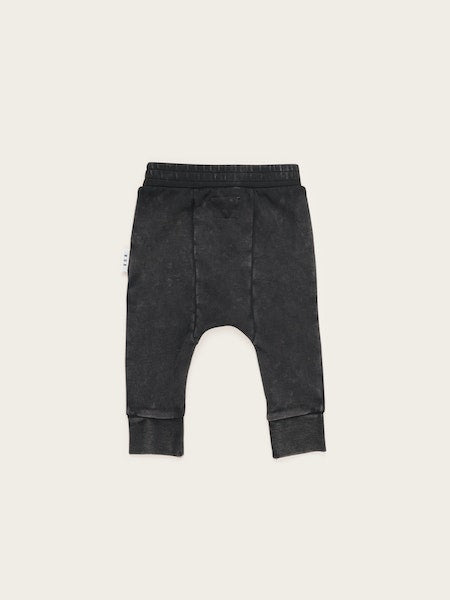VINTAGE BLACK POCKET DROP CRoTCH PANT