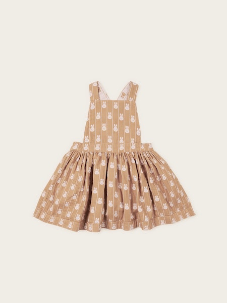 BUNNY STRIPE REVERSIBLE PINAFORE