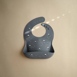 Silicone Baby Bib (Boats)