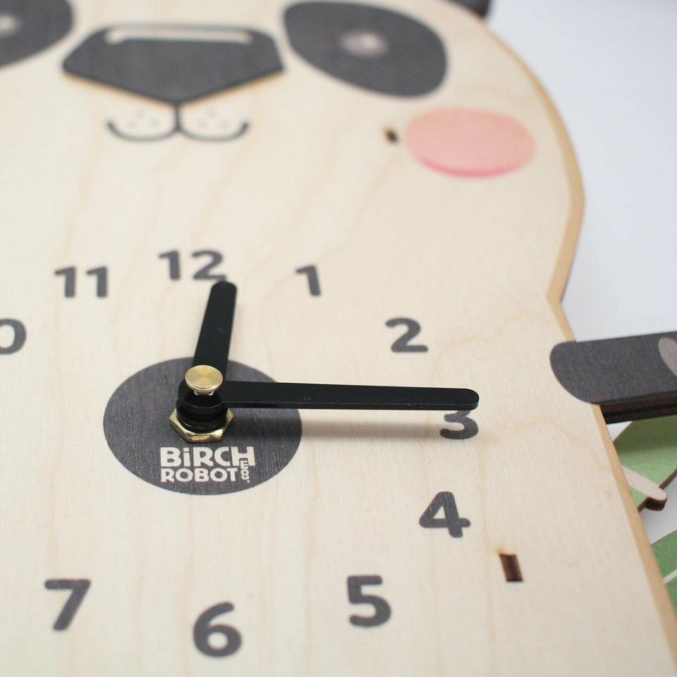 Jia the Panda Clock