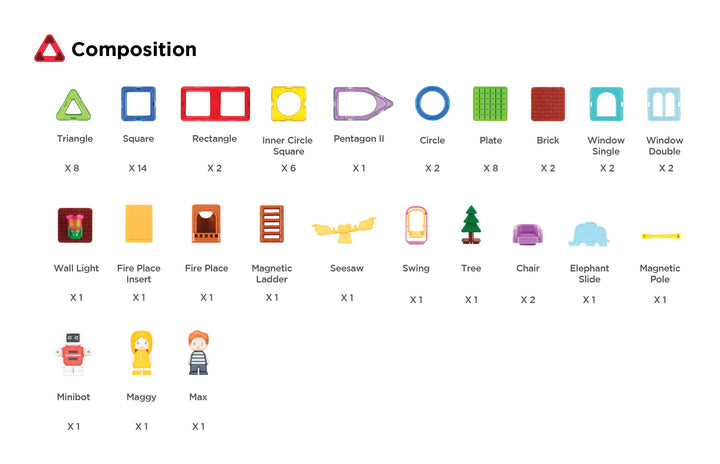 Magformers Backyard Adventure 61PC 63188