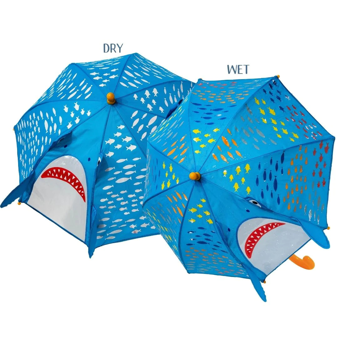 COLOUR CHANGING 3D UMBRELLA - SHARK #45P6501
