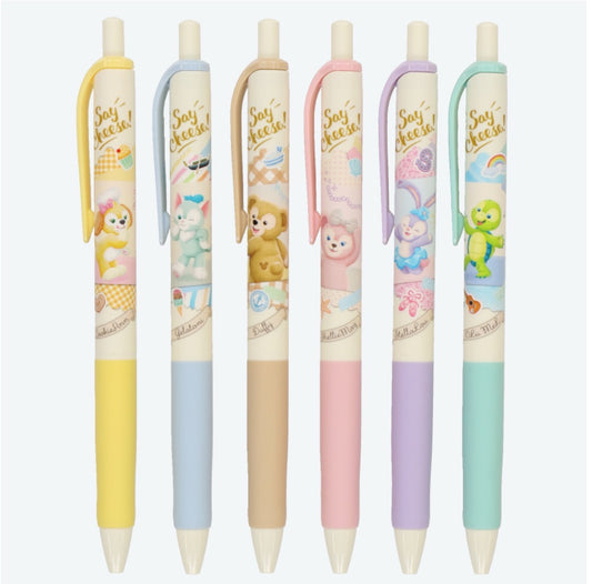 达菲家族-say cheese系列三菱圆珠笔六只装