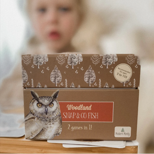 WOODLAND SNAP & GO FISH (2 CARD GAMES IN 1)